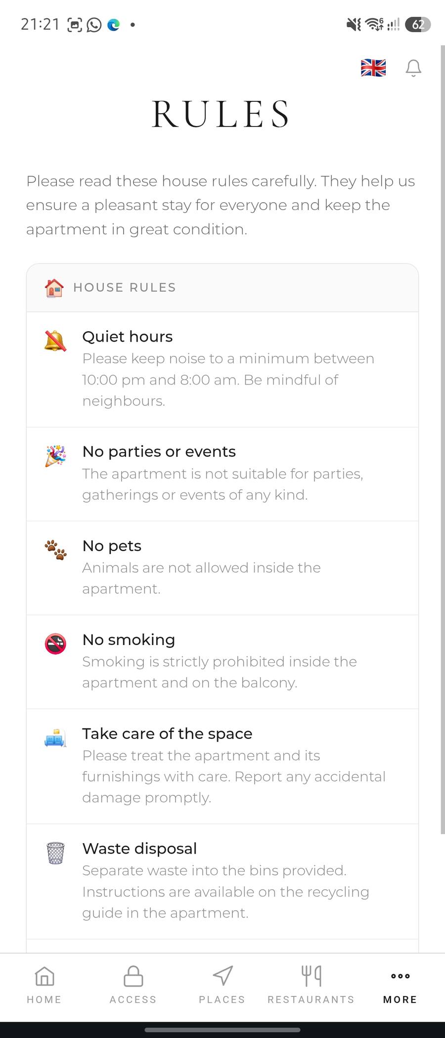 House rules